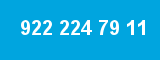 922 224 79 11 922 224 79 11
